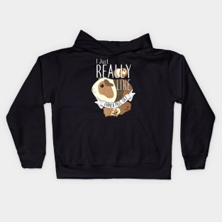 I Just Really Like Guinea Pigs, OK? Kids Hoodie